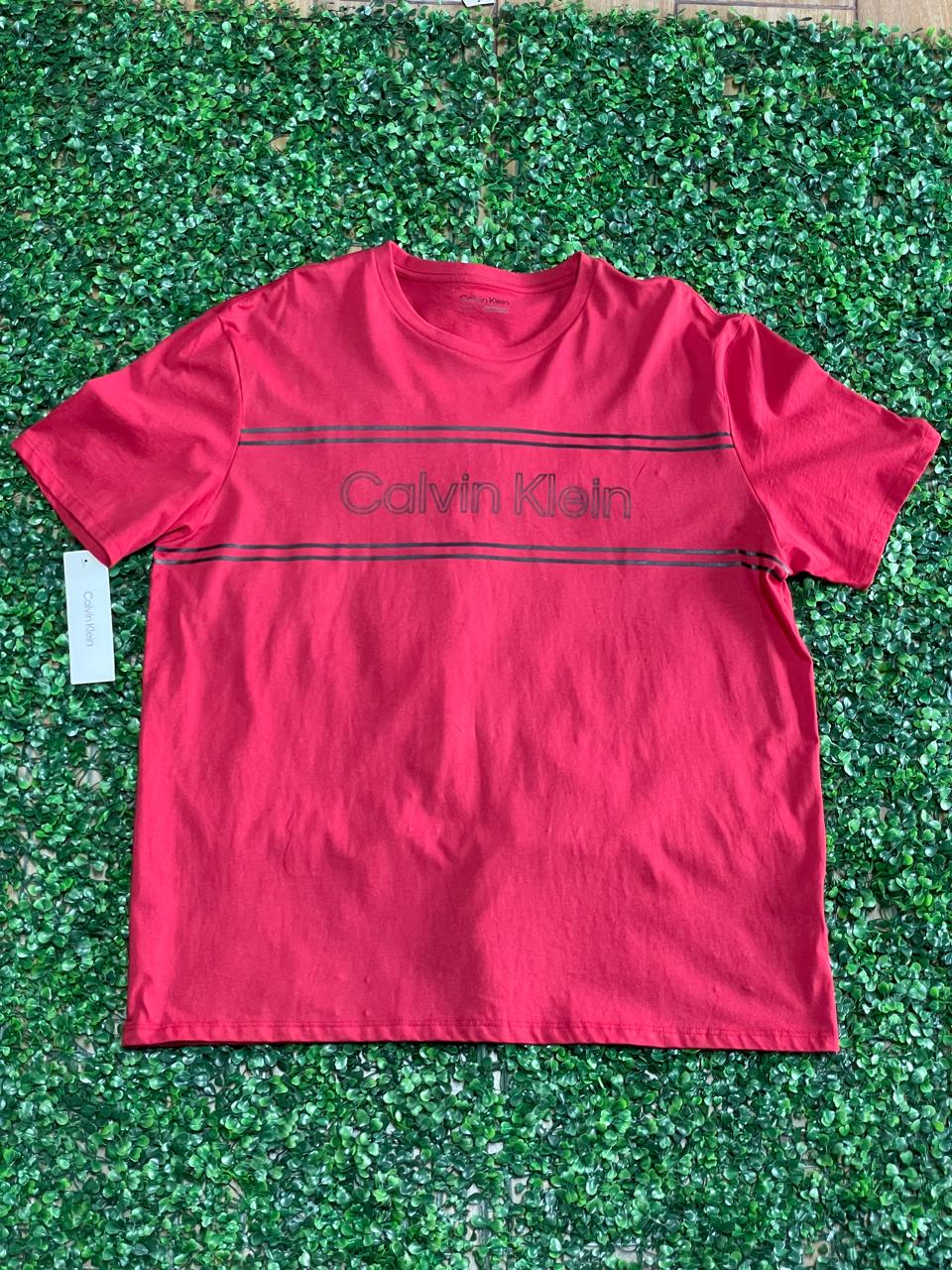 Playera Calvin Klein Hombre - Rojo - Talla XL