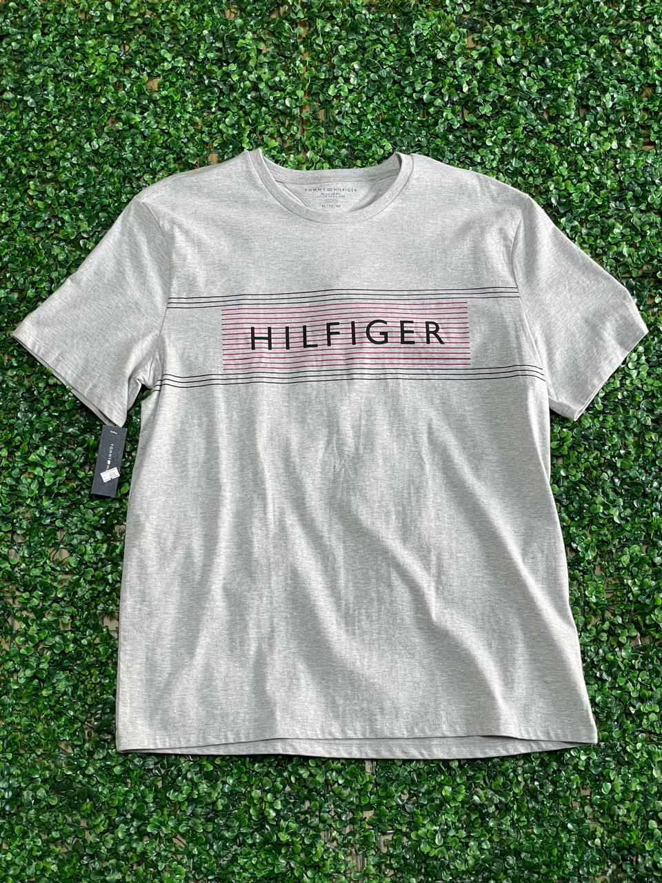 Playera Tommy Hilfiger Hombre - Gris - Talla XL