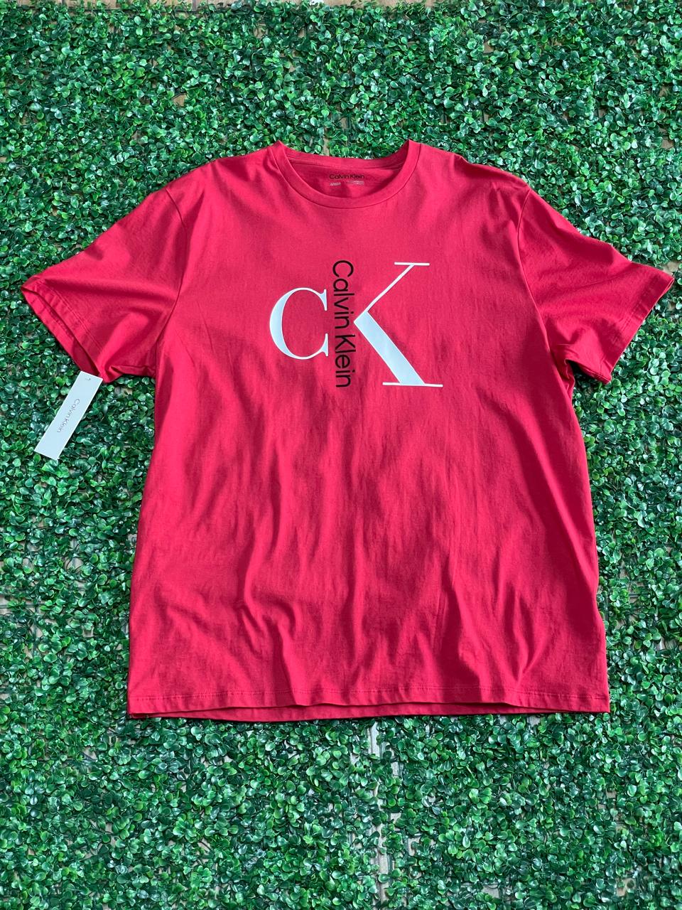 Playera Calvin Klein Hombre - Rojo - Talla XL